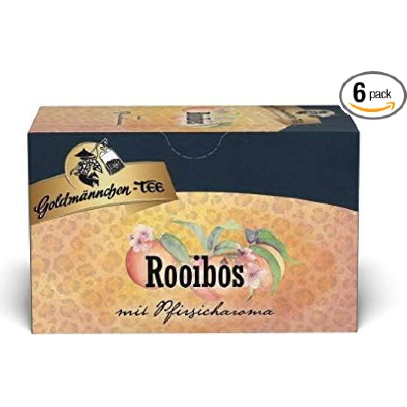 Goldmännchen-TEE Rooibos Peach Pack of 6