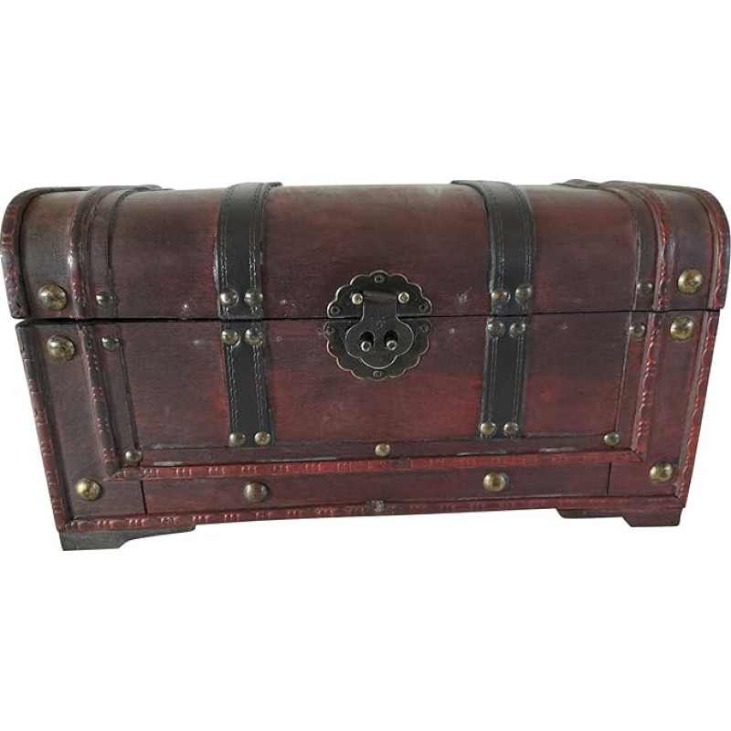 SESCO lobių skrynia Piratų skrynia Dovanų dėžutė Dydis 37,5 x 20 x 20 cm