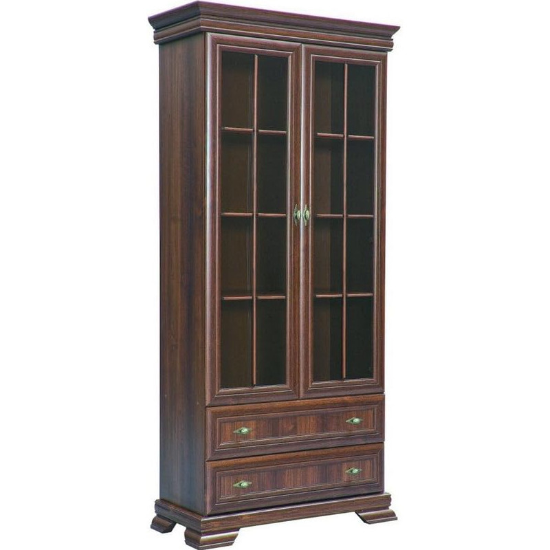 Furniture24 Kora KRW2 Samoa King Standing Display Cabinet Living Room Cabinet with 2 Doors and 2 Drawers
