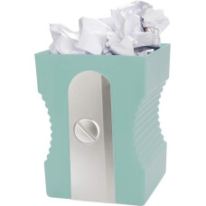balvi Sharpener Waste Paper Bin, Sky Blue, Recycling Bin The Ideal Accessory for the Workroom