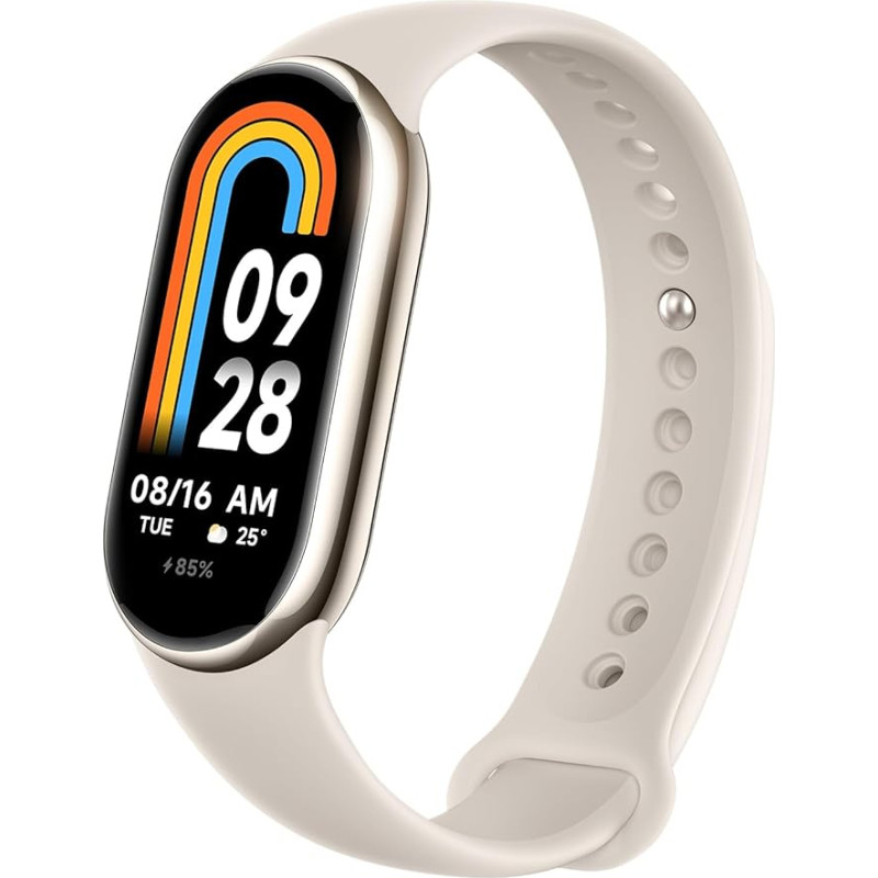 Xiaomi Smart Band 8, Smartwatch for Men and Women, AMIOLED Screen 1.62 Inch, Update Frequency 60Hz, 150 Sports Modes, Health Monitoring, Autonomy 16 Days, Waterproof 5ATM Watches