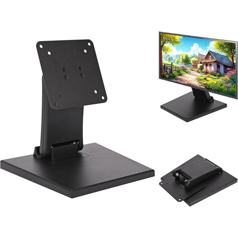 Plokščio monitoriaus laikiklis, sulankstomas, sunkus plokščio monitoriaus laikiklis, reguliuojamas stalinis monitoriaus laikiklis, 10-27