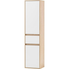 Schildmeyer Mali 152764 Tall Cupboard Light Oak Decor/Matte White