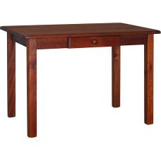 koma Valgomasis stalas su stalčiumi Virtuvės stalas iš pušies masyvo Restoranas Calvados (70, 70)