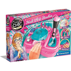 Clementoni Art & Craft Crazy Chic Nail Art Studio Toy for Children 8-10 Years 18768