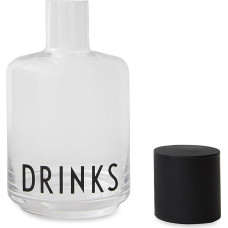 Design Letters Glass Carafe with Lid, 500ml