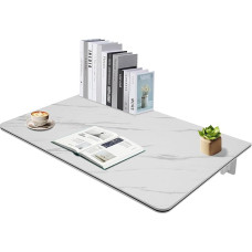 30 kg siena sulankstomas virtuvės stalas, 30 kg, MDF tvirtinimas prie sienos, sulankstomas su metaliniais laikikliais, skirtas valgomojo stalams, rašomiesiems stalams, darbo stalams, baltas (80 x 50 cm)