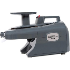 Tribest Greenstar Pro Slow Juicer - Vertical Juicer Electric for Fruit and Vegetables - 110 rpm, 200 W - Slow Juicer with Ceramic Screw - Grey