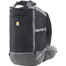 Ruffwear Hitch Hiker Dog Backpack Carrier, Pet Carrier, Travel Bag, Built-in Harness and Padded Straps, Breathable and Comfortable, Fully Ventilated, Basalt Gray, Small
