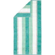 Cawö Home Towels Noblesse Stripe 1087 Emerald - 44 Bath Towel 80 x 150 cm