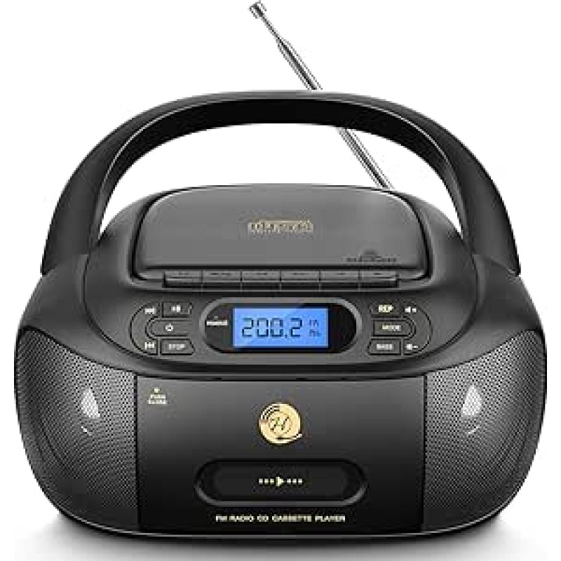 CD grotuvas su kasete, CD Boombox su 