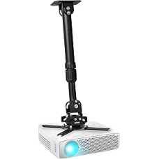 Duronic PB04XL Heavy Duty 13.6KG Capacity Universal Video Ceiling Projector Mount Bracket Holder with extendable arm