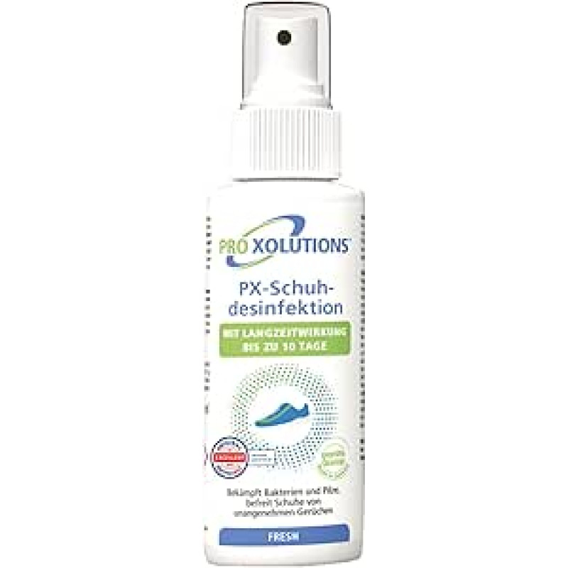 PX batų dezinfekavimo purškalas, pasižymintis ilgalaikiu poveikiu nuo pėdų grybelio, nagų grybelio ir bakterijų