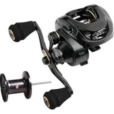 Baitcasting-Rolle, Aluminiumrahmen, Salzwasser-Angelrolle, Übersetzungsverhältnis 6,3:1, 12 Kg Maximale Zugkraft, Low-Profile-Baitcast-Rolle Glatt, Robust, Leicht