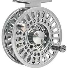 Fliegenrutenrolle, Aluminium-Fliegenrolle - Fliegenfischen-Vorderrolle | Angelausrüstung, Rolle aus Aluminiumlegierung zum Angeln im Süßwassersee, Bachteich, Fliegenfischen