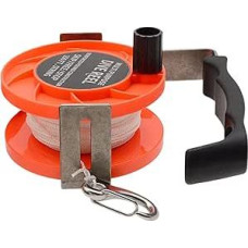 Angelrolle für Seil, Werkzeug mit Seil aus Nylon, robust und verstellbar, 88 m, Spule für Paracord, für Boot, Outdoor, Unterwasser, Frauen, Männer, Schnorcheln, Tauchen