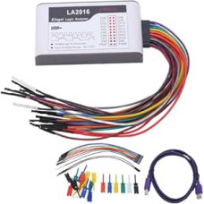 Logikanalysator 16 kanalų skaitmeninis logikanalizatorius, USB logikanalizatorius, 200 M Abtastrate, einstellbarer Schwellenwert