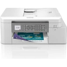 Brother MFC-J4340DW 4-in-1 spalvotas rašalinis daugiafunkcinis įrenginys (spausdintuvas, skeneris, kopijavimo aparatas, faksas), baltos spalvos, 150 lapų popieriaus dėklas