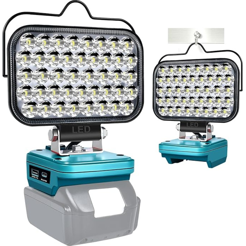 LED akumuliatoriaus lempa 