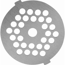 Aukštos kokybės nerūdijančio plieno mėsmalės geležtės plokštelė su 5 mm ir 7 mm skylėmis Profesionalus mėsmalės ir maisto smulkintuvo pakaitalas