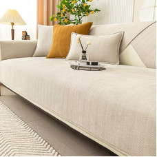 BohrenCL Funny Fuzzy UK Sofabezug, weicher Chenille-Sofabezug, Couchbezüge, rutschfester Sofabezug, Fischgräten-Chenille-Stoff, Möbelschutz, Sofas, Sofa-Schonbezüge, Sofabezüge