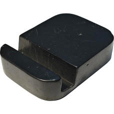 LWQCHW Šungito telefono stovas su laidų lizdo apsauga mobiliajam telefonui Plokštė Šungito poliruotas skydas Natūralaus akmens stovas Telefono apsauga namų biuro stalui