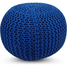 ARJORA Runde Poufs Ottomane, 100% Baumwolle, handgestrickter Bodenstuhl, Heimdekoration, Cord-Pouf für Couch, kann als Fußstütze für Wohnzimmer, Kinderzimmer, Terrasse, Lounge verwendet werden, 45,7 x