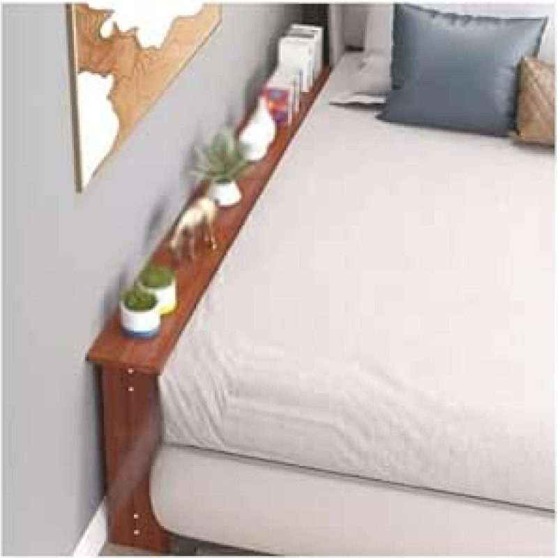 Generisch Schlanker Konsolentisch für Flur, Ablage hinter dem Sofa, Marmor-Spiegel-Display, moderner Eingangstisch, rustikaler brauner Konsolentisch aus Massivholz für den Eingangsbereich oder hinter