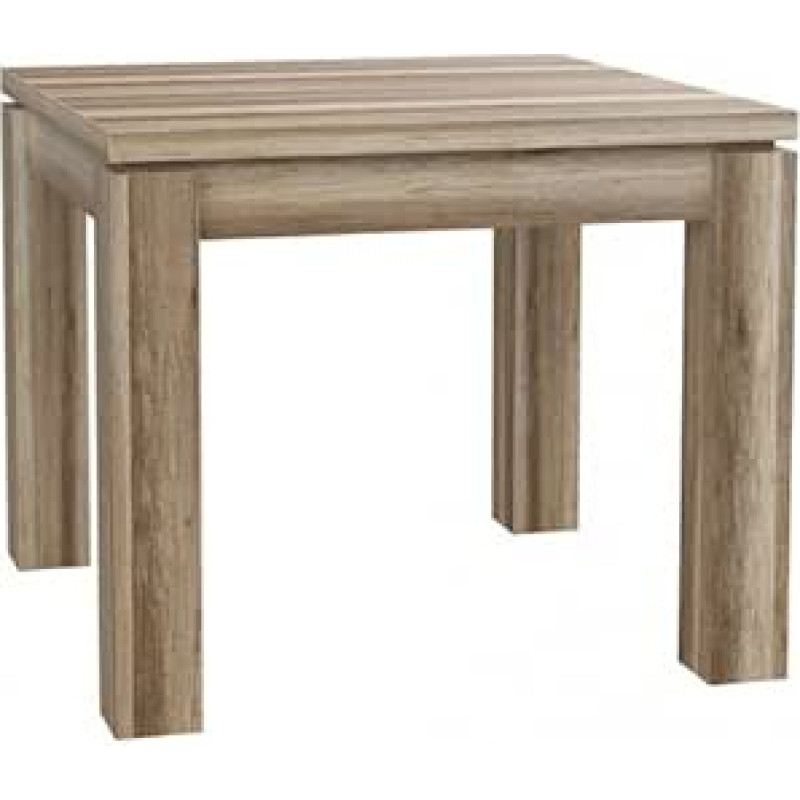 Furniture24 Kitchen Table Dining Room Table Extendable 90-180 cm (Antique Oak)