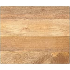vidaXL Table Top, Wooden Top for Dining Table, Coffee Table, Solid Wood Top, Rustic Design, Replacement Table Top, 60 x 50 x 3.8 cm, Rectangular, Solid Wood, Mango