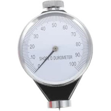 Sosoport Portable Shore D Hardness Tester Type D for Rubber Robust Durable with Polished Surface for Precise Hardness Measurement
