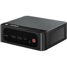 Beelink SER5 MAX mini kompiuteris, AMD Ryzen R7 7735HS (8C/16T, iki 4,75 GHz), mini stalinis kompiuteris, 24 GB LPDDR5 RAM, 500 GB PCIe SSD, 4K trigubas ekranas, HDMI/DP/Type-C/WiFi6/BT5.4/2.5G LAN