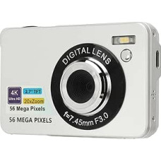 4K Digital Camera, 56MP Vlogging Camera with 20X Digital Zoom, Auto Focus Video Camcorder with 2.7