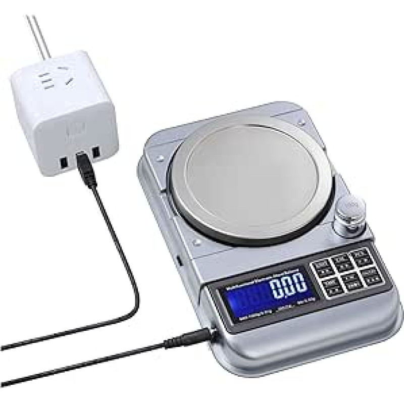0,01 G / 0,1g Schmuckmaßstab USB Elektronisch LCD Digital-Skala Gramm Alarmzähler Skalen Digitale Festnetzwartung WARNUNG Gewichtsbilanz (Spalva : 5kg x 0,1g)