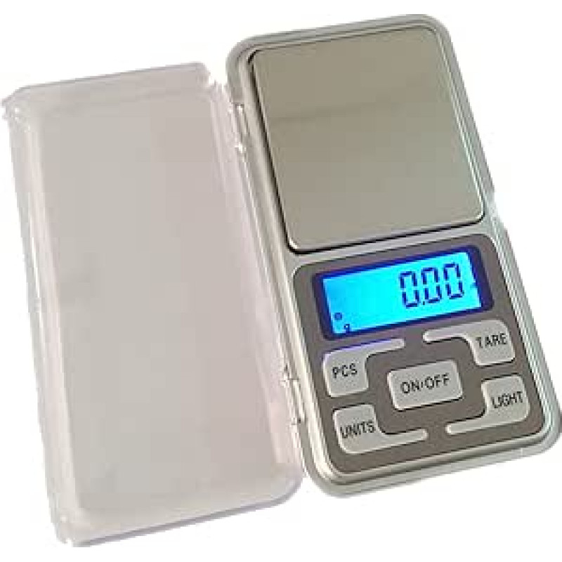 500g / 0,01g Taschenwaage 0,01g LCD Elektronischer Diamant-Schmuck Der Digitalen Skala Mit Elektronischer Diamant-Schmuck-Gewichtskapazität-Balance-Blaue Hintergrundbeleleuchtung