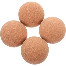 ABOOFAN 4stücke Korkkugel Holzverschluss für Glasflaschen Runder Korken mit Natürlicher Schönheit Auslaufsichere Korkkugeln für Glasbehälter Bastelarbeiten und Heimdekoration
