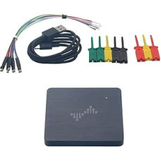 Nešiojamasis USB loginis analizatorius 100 MHz mėginių ėmimo dažnis 16 kanalų 16 GB gylis su srautinio ir buferinio režimų palaikymu 