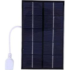 USB saulės kolektorius 5 W/3 W/1 W Tragbare Outdoor Kit Komplette Ladegerät Generator for Batterie Handy Hocheffizient Stabil(5W 5V)