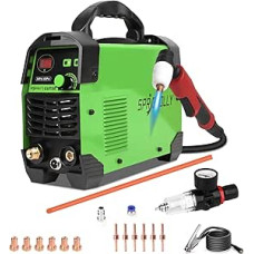 Galingas plazminis pjaustytuvas 240 V 50 A, 16 mm maksimalus pjovimas, 10 mm švarus pjovimas, IGBT inverteris ir LED ekranas, modernizuotas CUT50