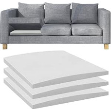 Sofakissen-Unterstützung für schlaffe Sitze, 70x70cm-3vnt, Sofakissen, Schaumstoff, Möbel-Sitzstütze, hochdichtes Sag-Reparaturkissen für Zweisitzer, Stühle, verbesserter Komfort