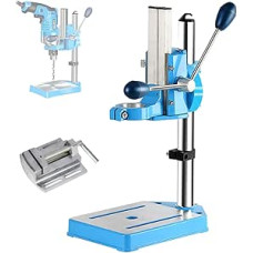 Stulpelio gręžimo stendas su pavadėliu, gręžimo stendas, gręžimo stalas Daugiafunkcinis elektrinio gręžimo laikiklis, reguliuojamo aukščio, skirtas gręžti arba pjauti medieną / geležį