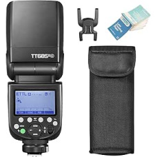 Godox TT685II-C TT685CII Speedlite TTL fotoaparato blykstė 2.4G HSS didelio greičio 1 / 8000s GN60 suderinama su Canon EOS 5D 6D 7D 77D 80D 100D 200D 750D 750D 800D 1300D (Godox TT685II-C)