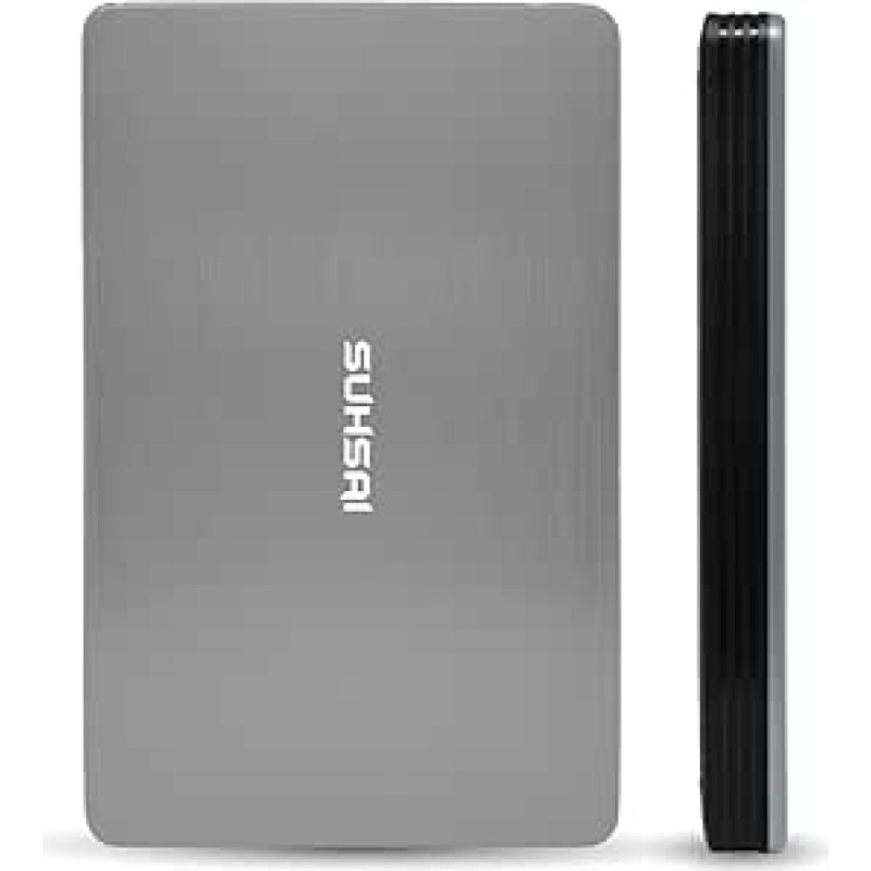 SUHSAI išorinis kietasis diskas 320 GB USB 3.0 lengvas atsarginės kopijos ir saugojimo kietasis diskas Nešiojamasis žaidimų kietasis diskas Išplėsta talpykla HDD, skirtas žaidimų nešiojamajam kompiuteriui 