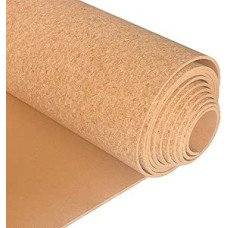 Korktafel-Rolle, Selbstklebende Kork-Pinnwände für Boden/Wand/Heimwerken, rahmenlose Korkfliesen für Wanddekorationen und Heimwerkerarbeiten, 122 x 246 x 0,8 cm