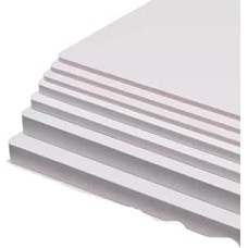 1 Stück expandierte PVC-Schaumplatte - 200 x 300/400 x 600 mm, 7-18 mm Dicke(400x600x9mm)