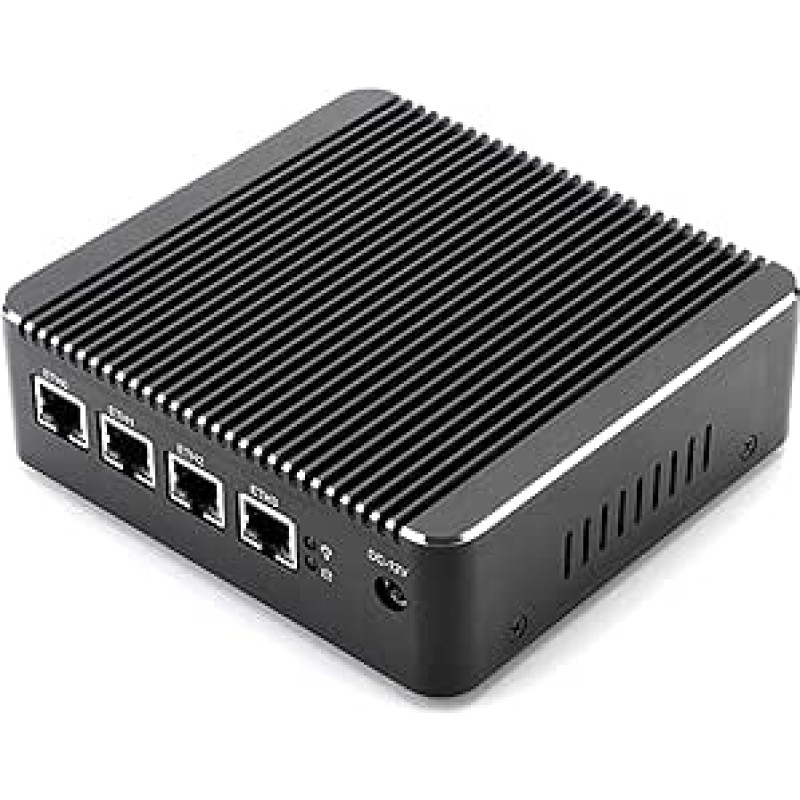 J4125/J5005 Ugniasienės mikroįrenginys, mini kompiuteris, maršrutizatorius 4*i226 2.5GBE 8G 128G AES-NI Suderinamas su 