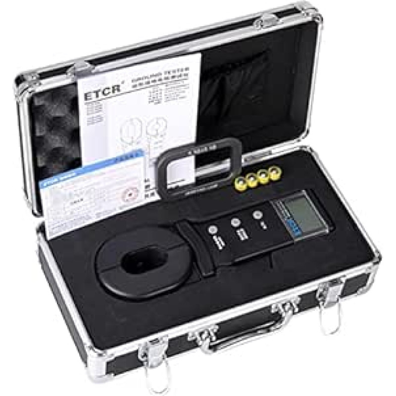 Erde Bodenwiderstandstester ETCR2000C Digitale Klemme auf dem Boden Erdwiderstand Tester Blitzschutz Erdungsmessung 0-1000 OHM 0-30a