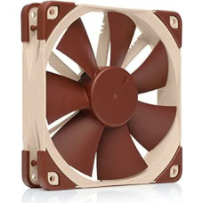 noctua NF-F12 5V aukščiausios kokybės tylus 120 mm ventiliatorius, rudos spalvos