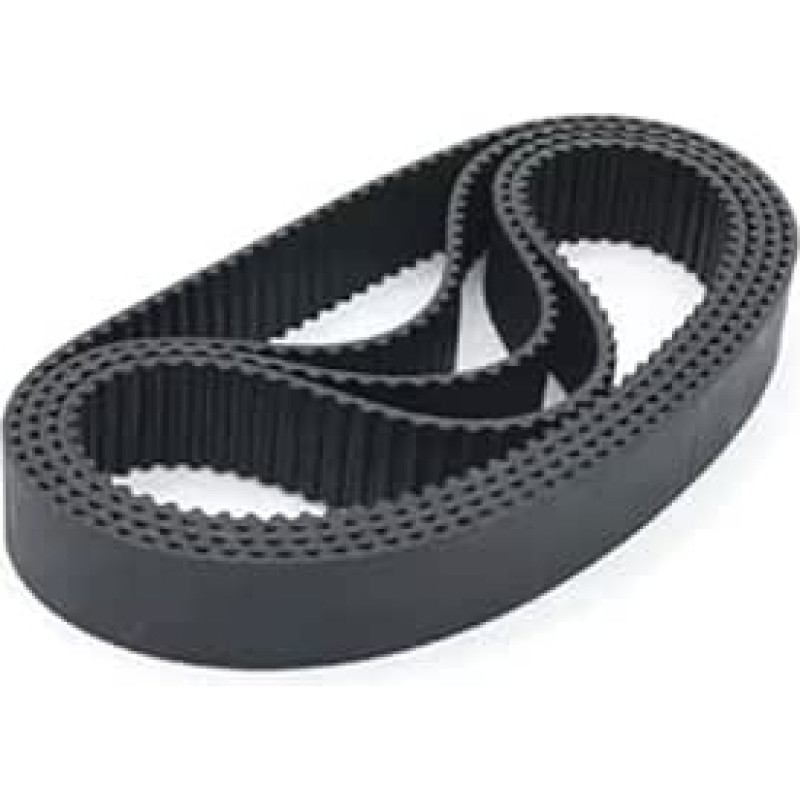 Sinchronriemen Zahnriemen HTD 2080-5M, 2080 mm Länge, 50 mm Breite, aus Gummi für industrielle Kraftübertragung, 1 Stück