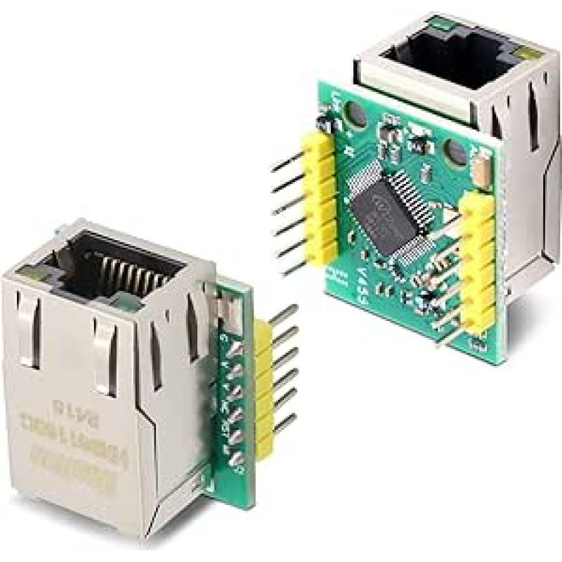 USR-ES1 su W5500 lusto moduliu 
